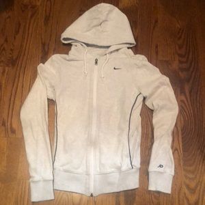 Nike Athletic Dept Grey Zipper Hoodie S